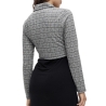 Blazer de Grossesse Gris/Noir Femme Mamalicious Noelli