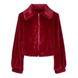 Veste Rouge Femme Pieces Frances
