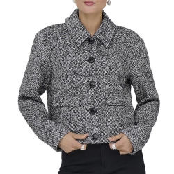 Veste Noire Chiné Femme JDY Opi