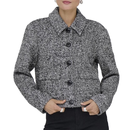 Veste Noire Chiné Femme JDY Opi
