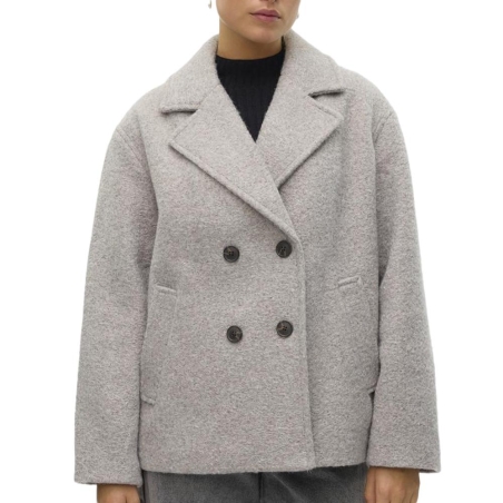 Manteau Gris Clair Femme Vero Moda Elite bella