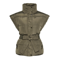 Blouson Kaki Femme Pieces Noora