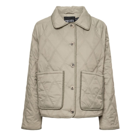 Veste Kaki Femme Pieces Naima