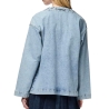 Veste en Jean Bleu Femme Pieces Fenda
