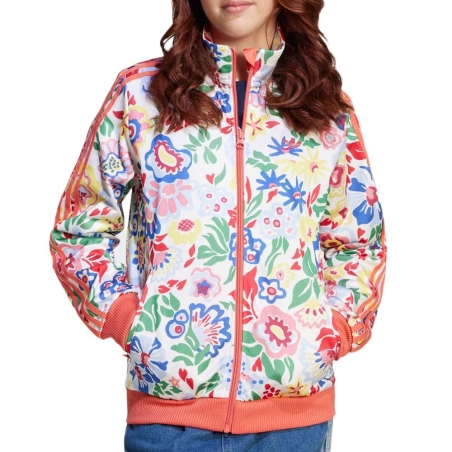 Veste Imprimé Rouge/Blanc Femme Adidas Firebird