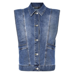 Veste en Jean Bleu Femme Pieces Femma