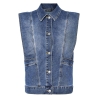 Veste en Jean Bleu Femme Pieces Femma