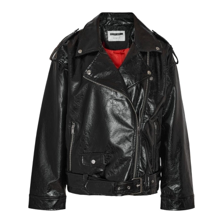 Veste Similicuir Noir Femme Noisy May Paulina Biker