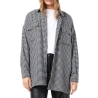 Surchemise Noir/Blanc pied de poule Femme Noisy May Flanny