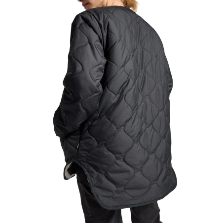 Blouson Noir Femme Converse Malden Liner