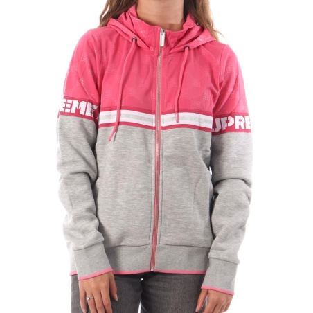 Veste Grise/Rose Femme Supreme Grip Benita