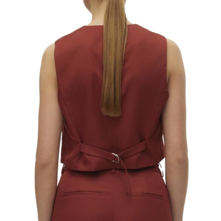 Gilet Sans Manches Terracotta Femme Vero Moda Tara