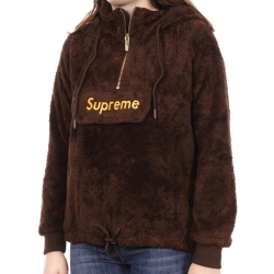 Veste Marron Foncé Femme Supreme Grip Etty