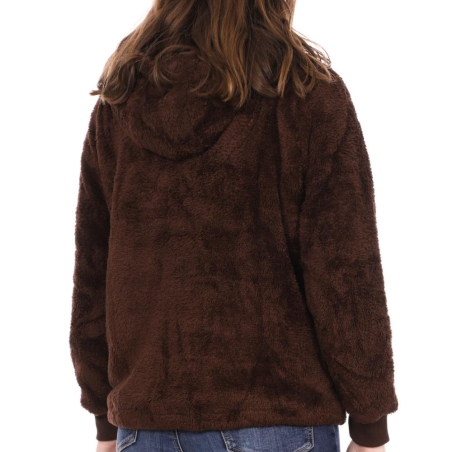 Veste Marron Foncé Femme Supreme Grip Etty