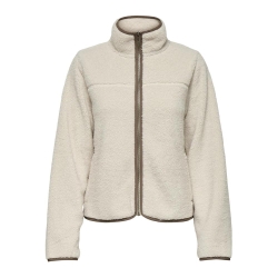 Veste Bouclette Écru Femme JDY Teddy