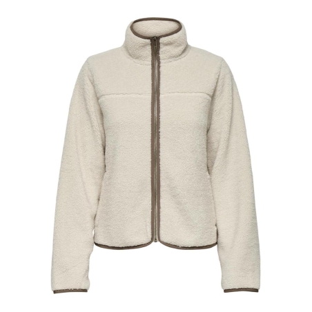 Veste Bouclette Écru Femme JDY Teddy