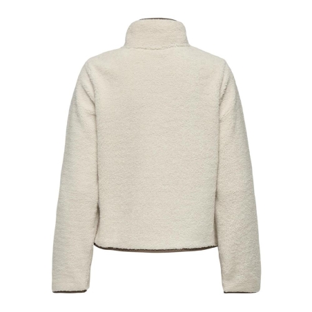 Veste Bouclette Écru Femme JDY Teddy
