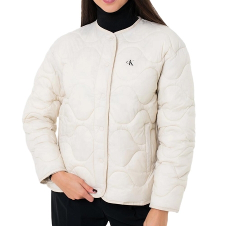 Veste Matelassée Beige Femme Calvin Klein Jeans Insulated