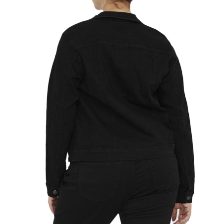Veste en Jean Noir Femme Vero Moda Runa