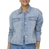 Veste en Jean Bleu Femme Only Mika