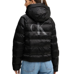 Doudoune Noire Femme Calvin Klein Jeans Satin