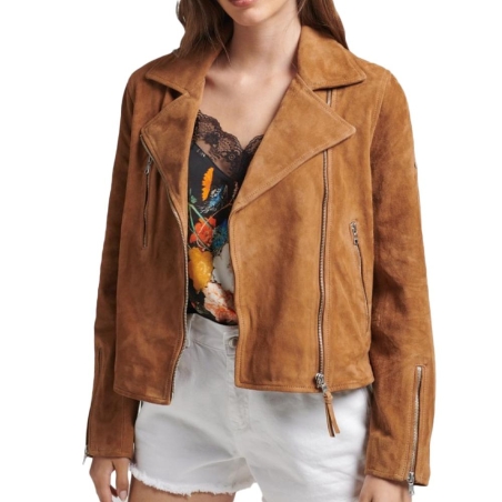 Veste Marron Femme Superdry W5011468A