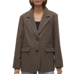 Blazer Pied poule Marron Femme Vero Moda Julie