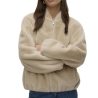 Veste Fausse Fourrure Beige Femme Vero Moda Jaliga