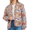 Veste légères à fleurs Orange/Bleu Femme Kaporal SONIA