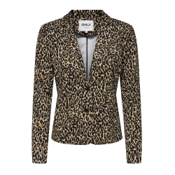 Blazer Beige/Noir Femme Only Printed