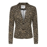 Blazer Beige/Noir Femme Only Printed