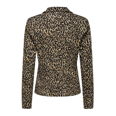 Blazer Beige/Noir Femme Only Printed