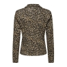 Blazer Beige/Noir Femme Only Printed