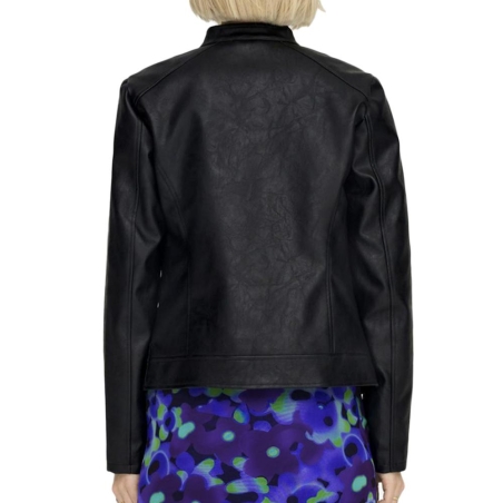 Veste Simili Cuir Noire Femme JDY Emily