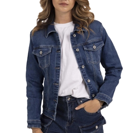 Veste en Jean Bleu Femme My Tina's LW-589