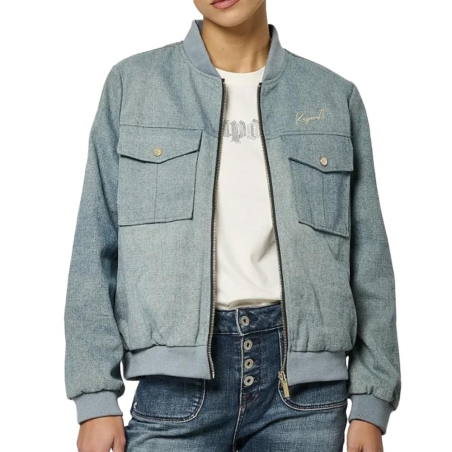 Veste en Jean Réversible Bleu Femme Kaporal MASSI