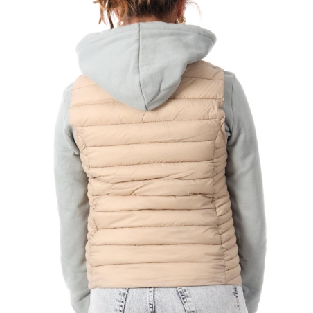 Doudoune sans manches Beige Femme Teddy Smith B-terry