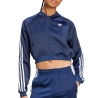 Veste de survêtement Bleu Adidas Adicolor Satin