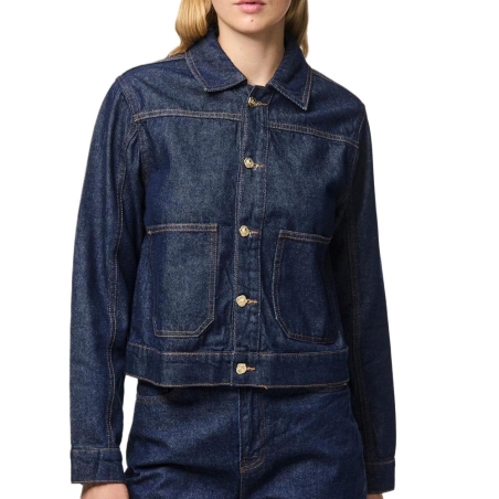 Veste en Jean Bleu Brut Femme Pieces Denim