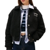 Veste Noire Femme Tommy Hilfiger Varsity