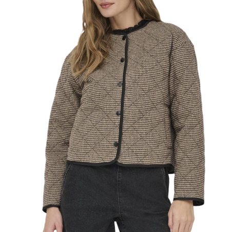 Veste Beige/Marron Femme JDY Quilted Shacket
