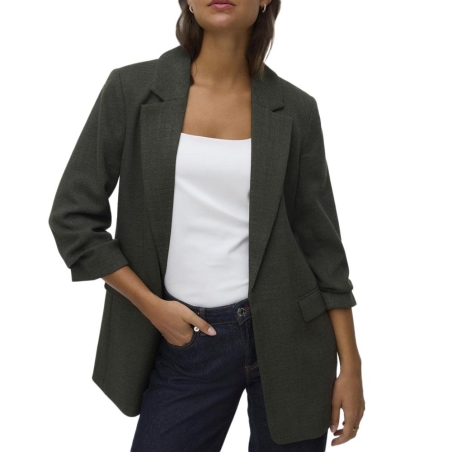Veste Blazer Kaki Femme Vero Moda Frida Regular