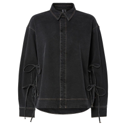 Veste en Jean Bleu/Brut Femme Pieces Pcmathea Curved Denim