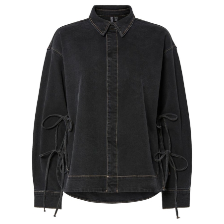 Veste en Jean Bleu/Brut Femme Pieces Pcmathea Curved Denim