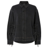 Veste en Jean Bleu/Brut Femme Pieces Pcmathea Curved Denim
