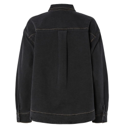 Veste en Jean Bleu/Brut Femme Pieces Pcmathea Curved Denim