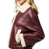 Veste Bordeaux Femme Pieces Janelle