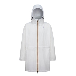 Coupe-Vent Long Blanc Unisexe K-WAY Le Vrai 3.0 Elysees