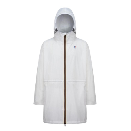 Coupe-Vent Long Blanc Unisexe K-WAY Le Vrai 3.0 Elysees