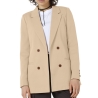 Blazer Beige Femme Noisy May Vivian